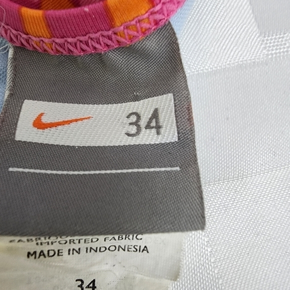 Nike Pink & Orange Workout Top Size 34 - Picture 3 of 3
